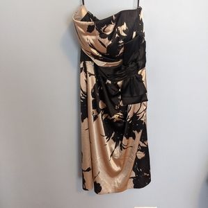 White House Black Market strapless sheath dress